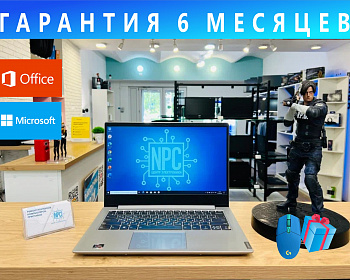 Ноутбуки - 14" Офисный ноутбук Lenovo/ AMD Ryzen 3 3200U/ RAM 8GB DDR4/ AMD Radeon Vega 3 Graphics / SSD 128GB