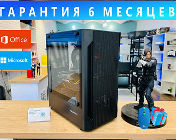 Компьютеры - Игровой ПК. AMD Ryzen 5 5500/ RAM 16GB DDR4/ NVIDIA GeForce GTX 1660 Super 6GB / SSD 500 GB