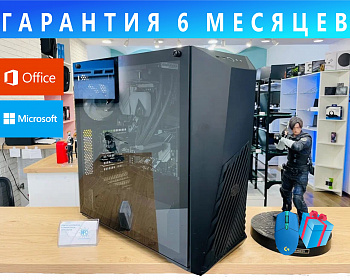 Компьютеры - Игровой ПК. Intel core i5 – 10500/ RAM 16 GB DDR4/ NVIDIA GeForce RTX 4060 8 GВ/ SSD 128 GB