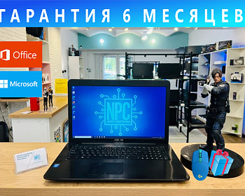 Игровые ноутбуки - 17.3" Игровой ноутбук Asus/ Intel Core i5- 6200U/ RAM 6GB DDR4 / NVIDIA GeForce 940MX 2GB / SSD 128GB + HDD 500GB